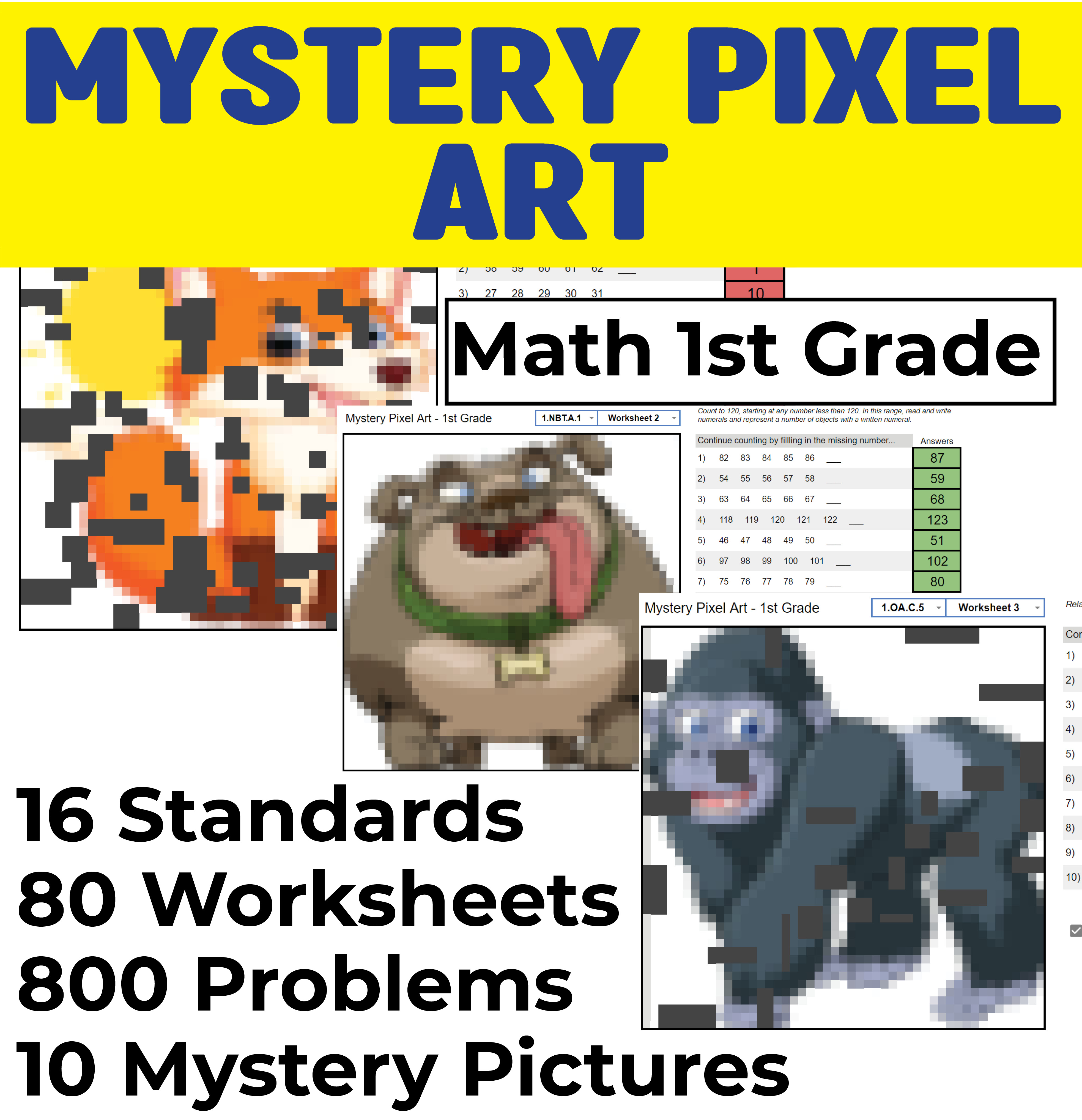 Mystery Pixel Art thumbnail